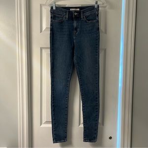 LEVI’S 720 High Rise Super Skinny Denim Jeans streetwear women’s size 26
